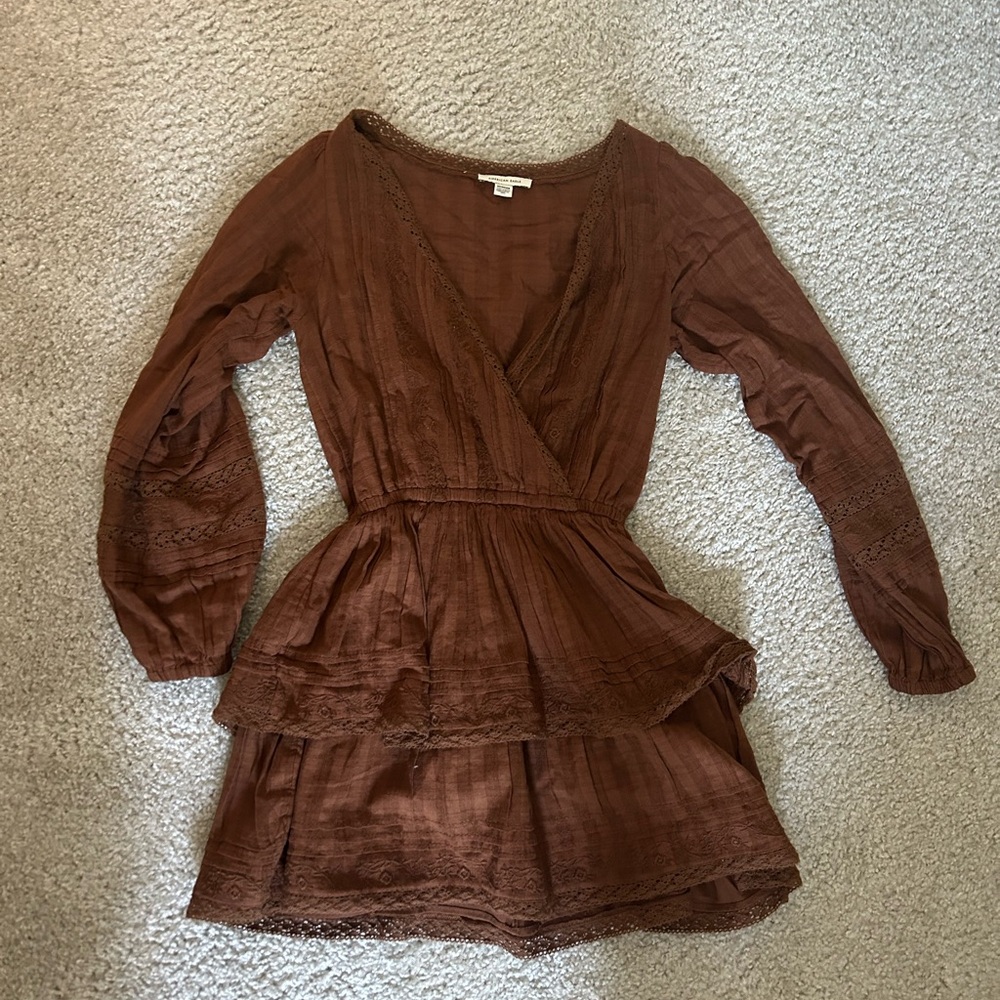 Size extra small brown American Eagle dress